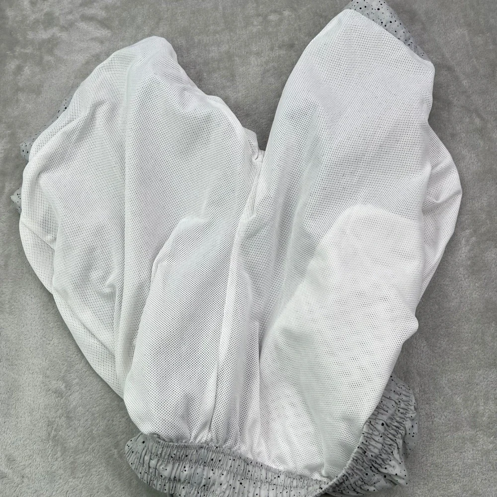 Jordan Jumpman Poolside Shorts Mens S White‎ Cement Speckle Nylon Mesh Lined 9